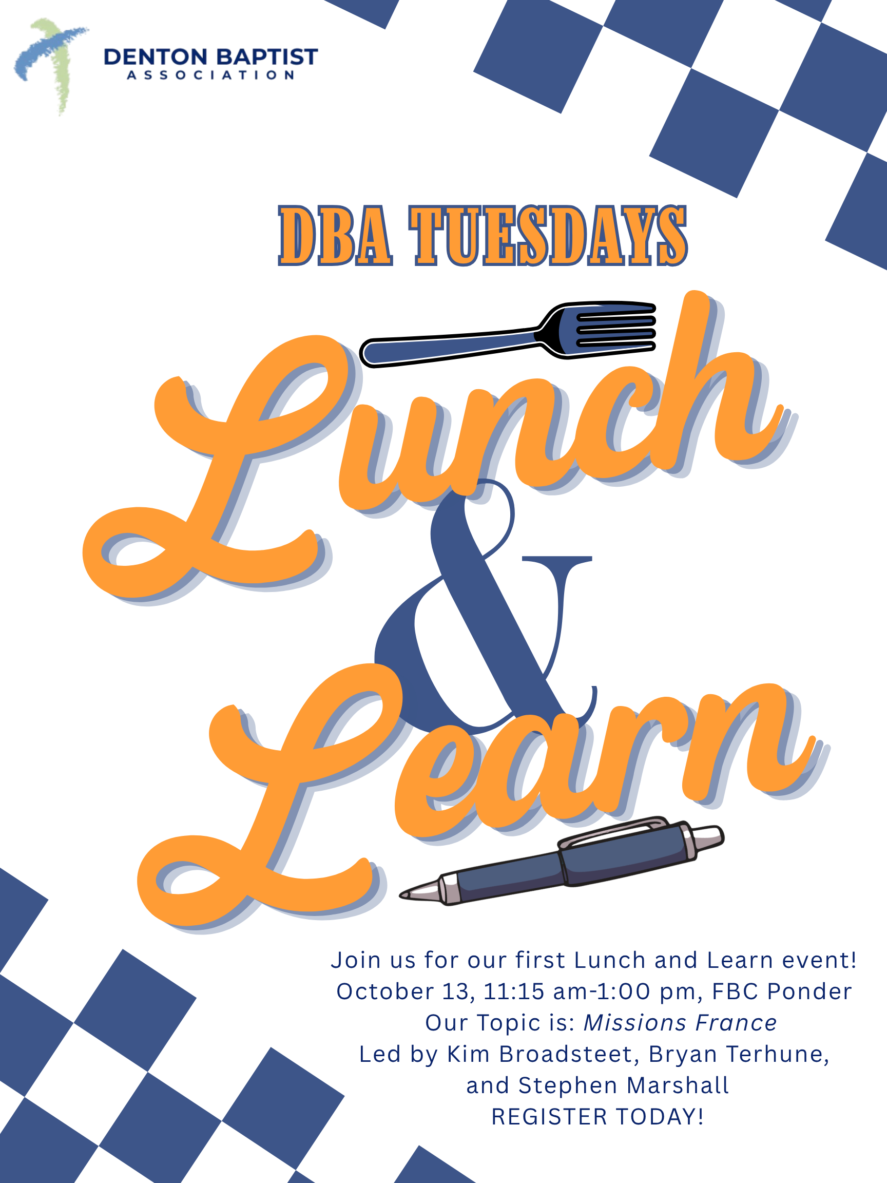 Lunch & learn (6) DBA Executive Board for May 19, 2026 Registration